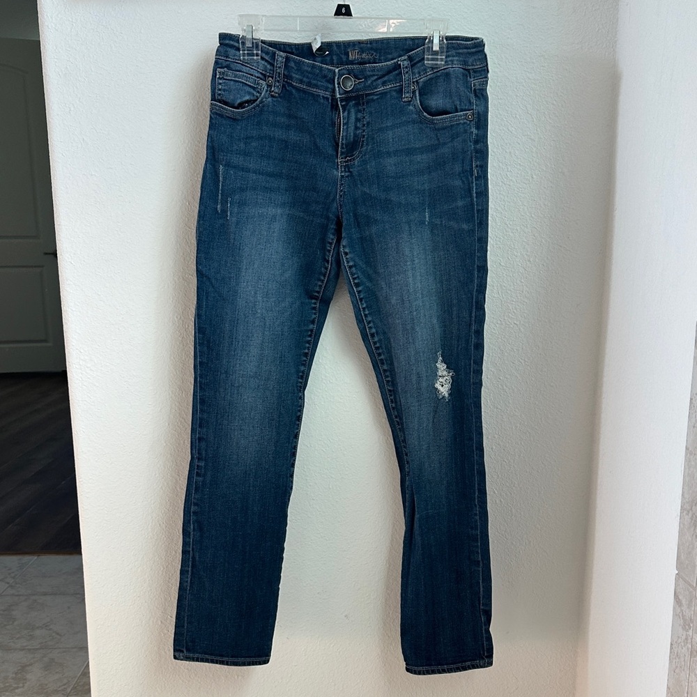 Kut from the Kloth Dark Wash Straight Leg Jeans